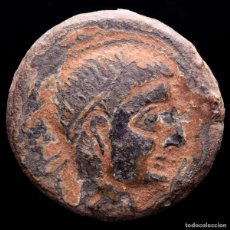 Monedas ibéricas: CASTULO (CAZLONA, JAÉN). AS, 180 A.C. - ESFINGE ESTRELLA. Lote 400879504