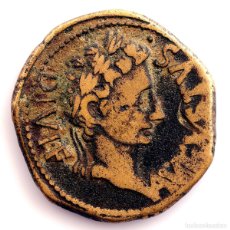 Monedas ibéricas: HISPANIA - AUGUSTO EMPERADOR, CARTAGO NOVA . AS 27 A.C. - 14 D.C. COBRE 14 G.. Lote 401377634