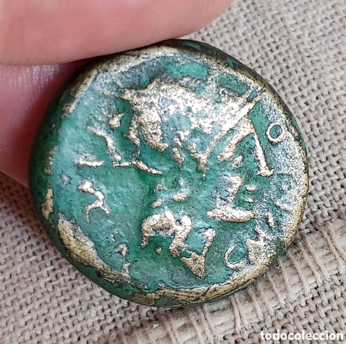 Monedas ib&eacute;ricas: Aut&eacute;ntico escaso As ib&eacute;rico de Valentia con cornucopia - Foto 2