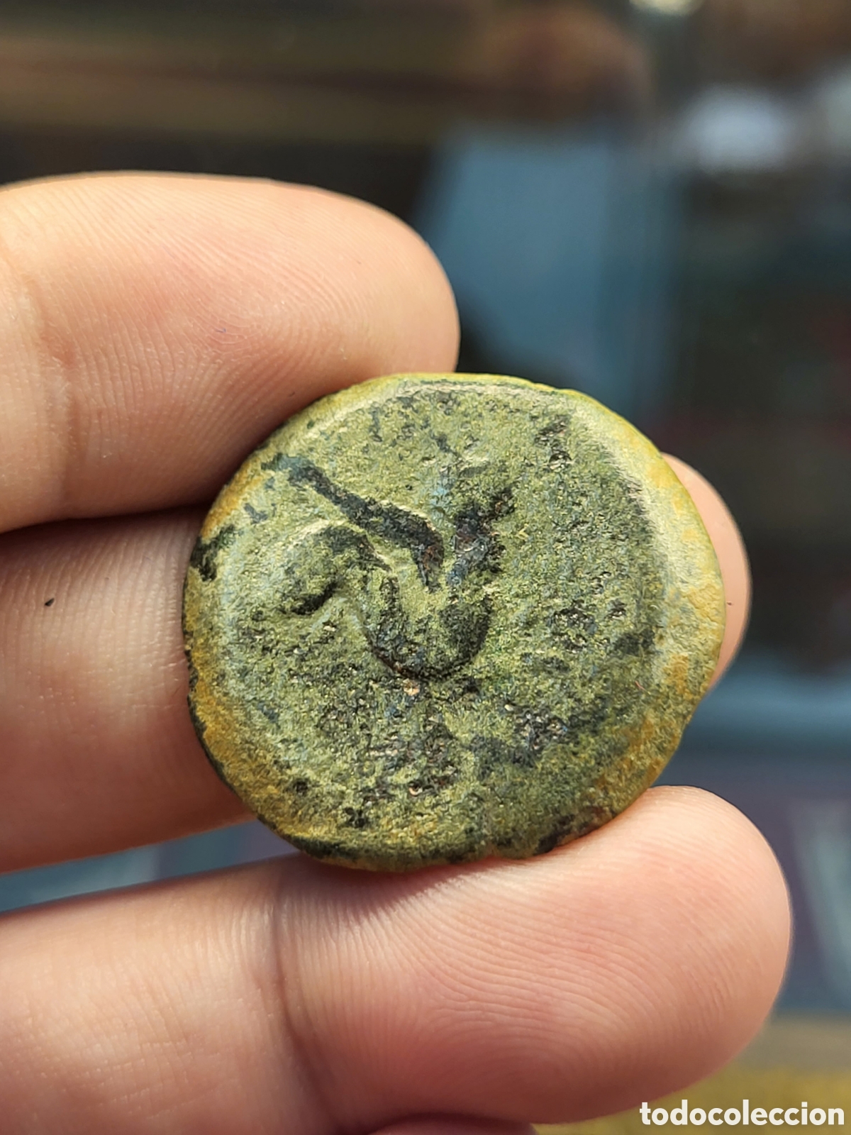 Monedas ib&eacute;ricas: AS CASTULO . PATINA VERDE - Foto 2