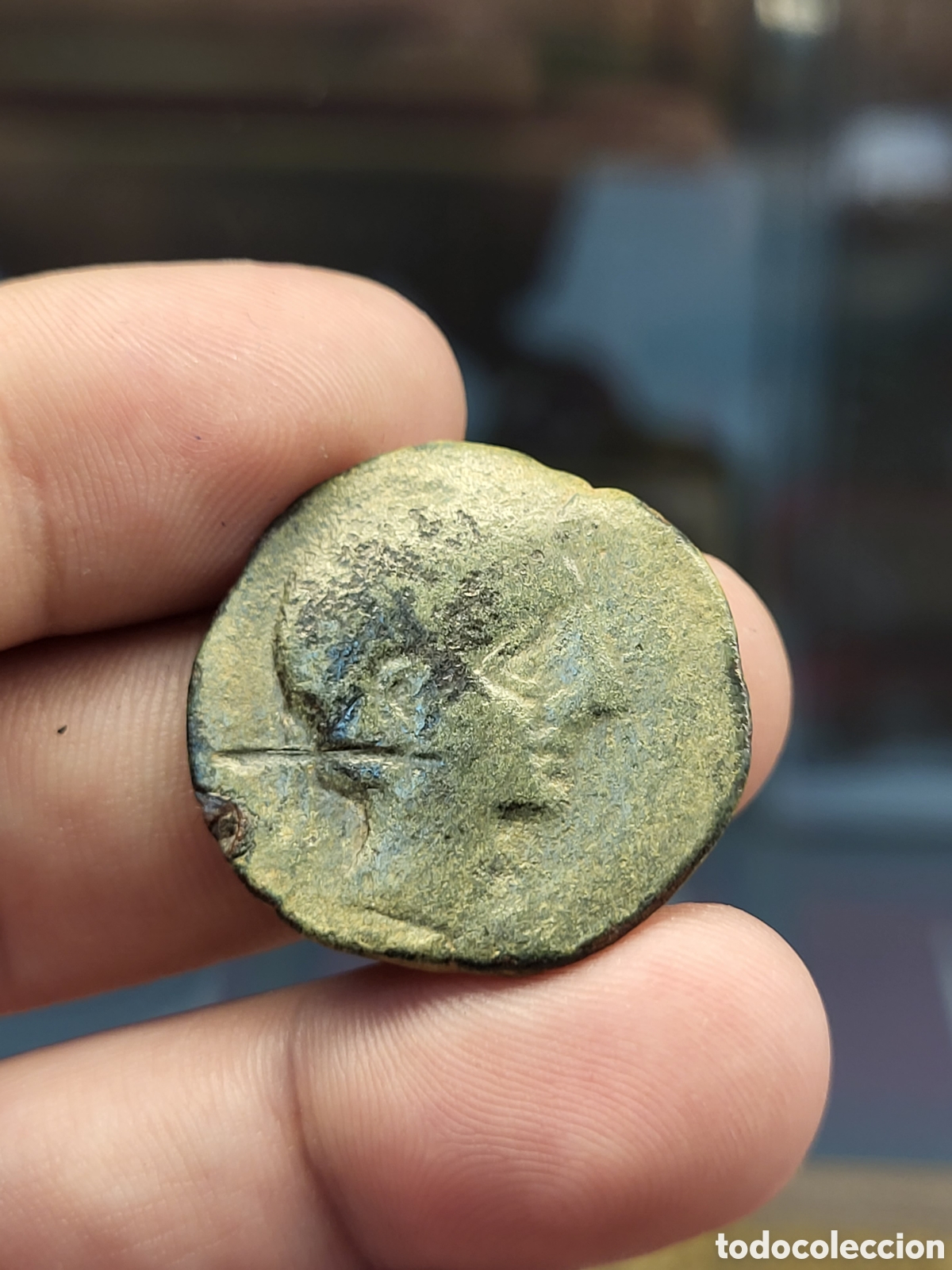 Monedas ib&eacute;ricas: AS CASTULO . PATINA VERDE - Foto 1