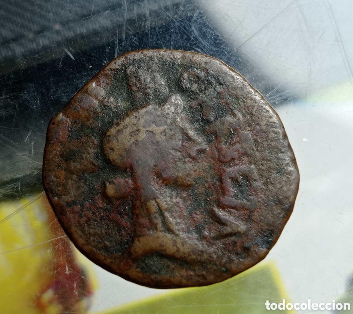 Monedas ib&eacute;ricas: Moneda ib&eacute;rica,de bronce, carteia - Foto 1