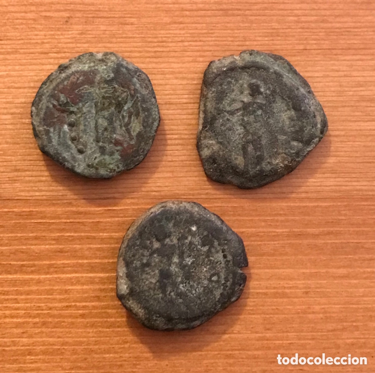 Monedas ib&eacute;ricas: Lote de 3 monedas ib&eacute;ricas. - Foto 2