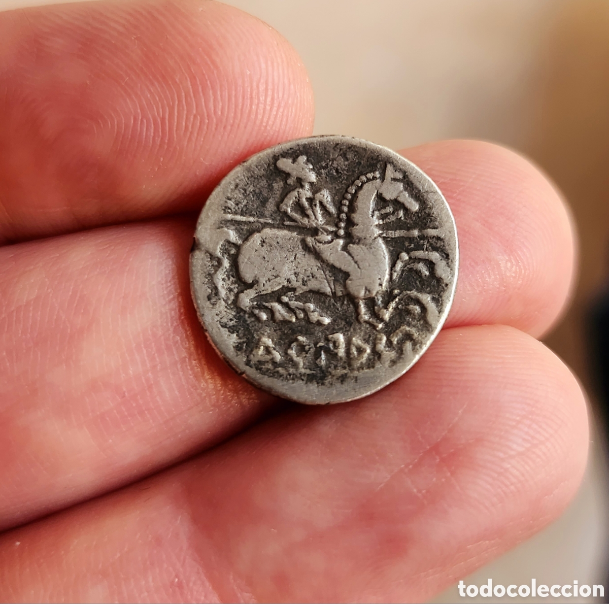 Monedas ib&eacute;ricas: Denario ib&eacute;rico de Turiaso - Foto 6