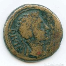 Monedas ibéricas: HISPANIA ANTIGUA MONEDA. ILICI ELCHE (ALICANTE) ÉPOCA AUGUSTO - 27A.C. A 14 D.C.