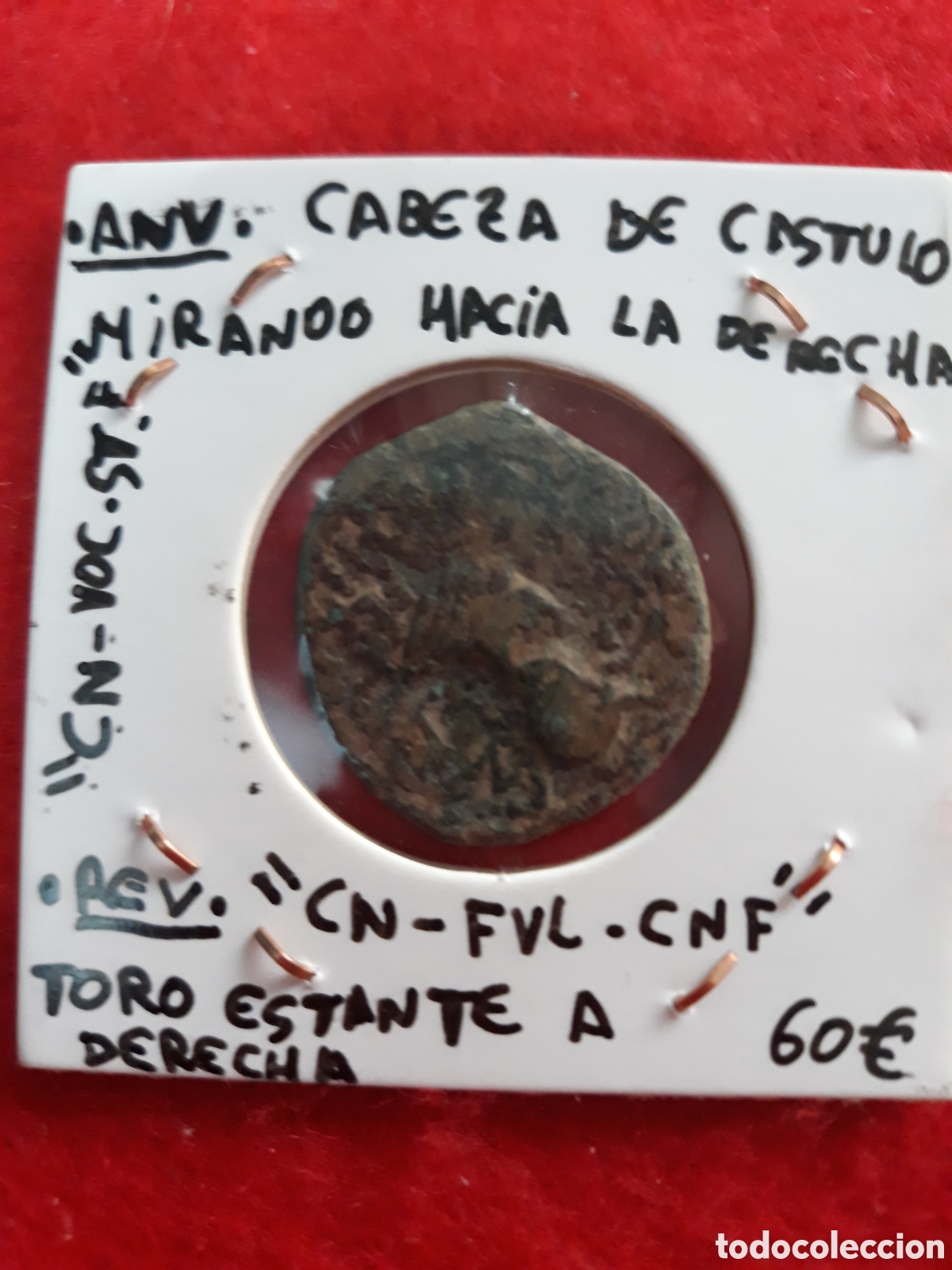 Monedas ib&eacute;ricas: Semis castulo antigua hispania - Foto 2
