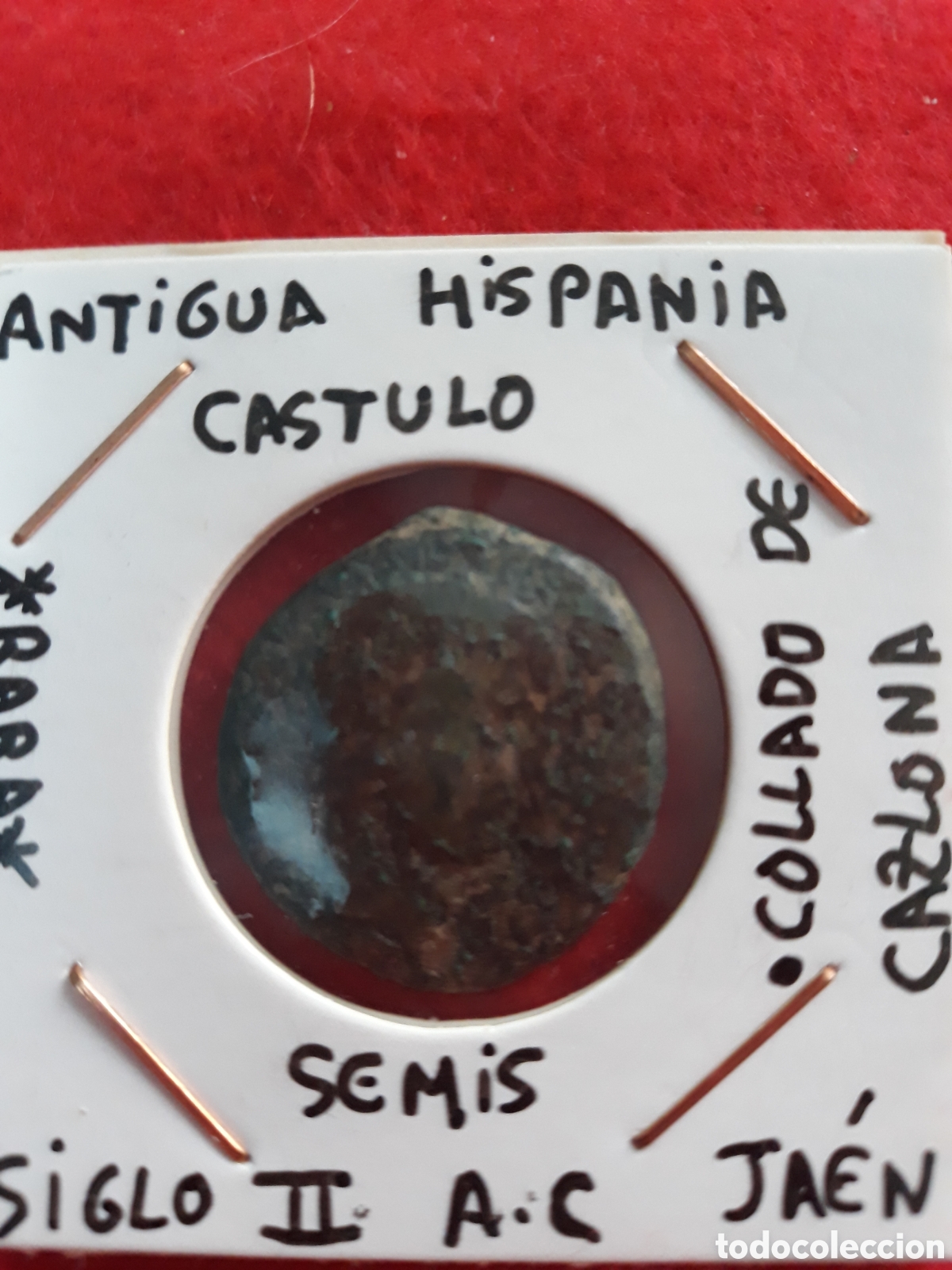 Monedas ib&eacute;ricas: Semis castulo antigua hispania - Foto 1