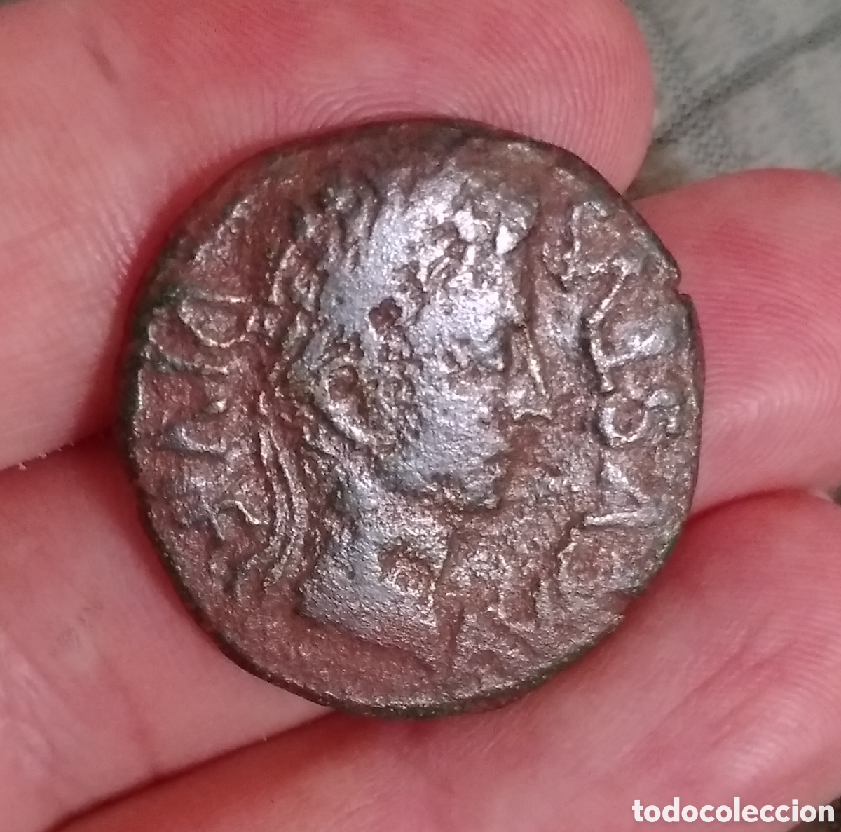 Monedas ib&eacute;ricas: As de Celsa(Velilla del Ebro) Augusto - Foto 4