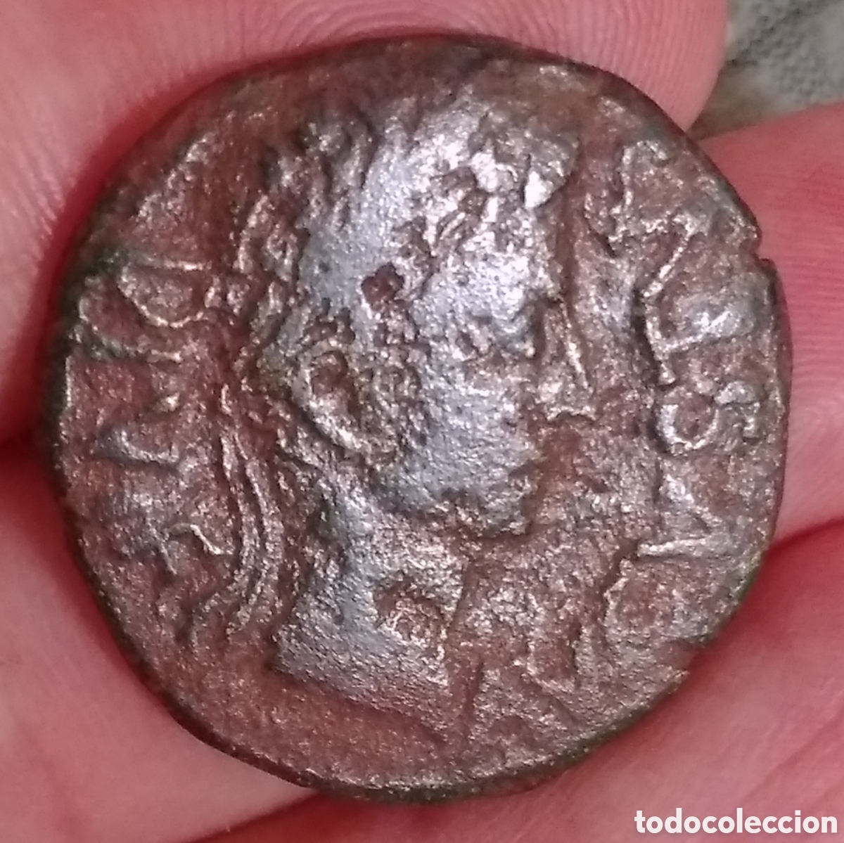 Monedas ib&eacute;ricas: As de Celsa(Velilla del Ebro) Augusto - Foto 2