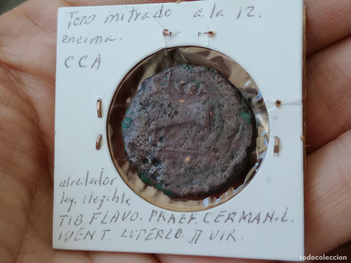 Monedas ib&eacute;ricas: As Hispano romano. Zaragoza. Caesar Augusta - Foto 2