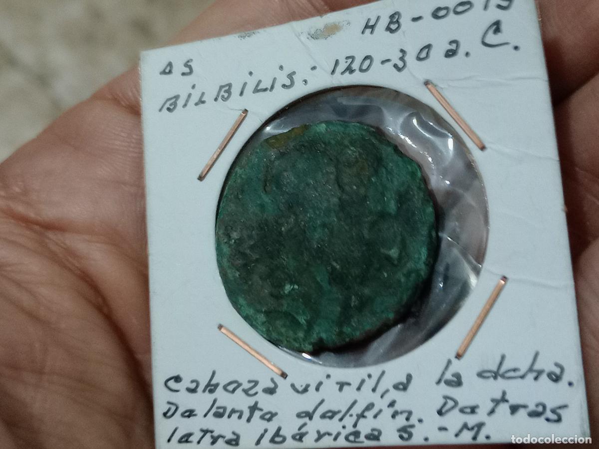 Monedas ib&eacute;ricas: As ib&eacute;rico de Bilbilis, Calatayud - Foto 3
