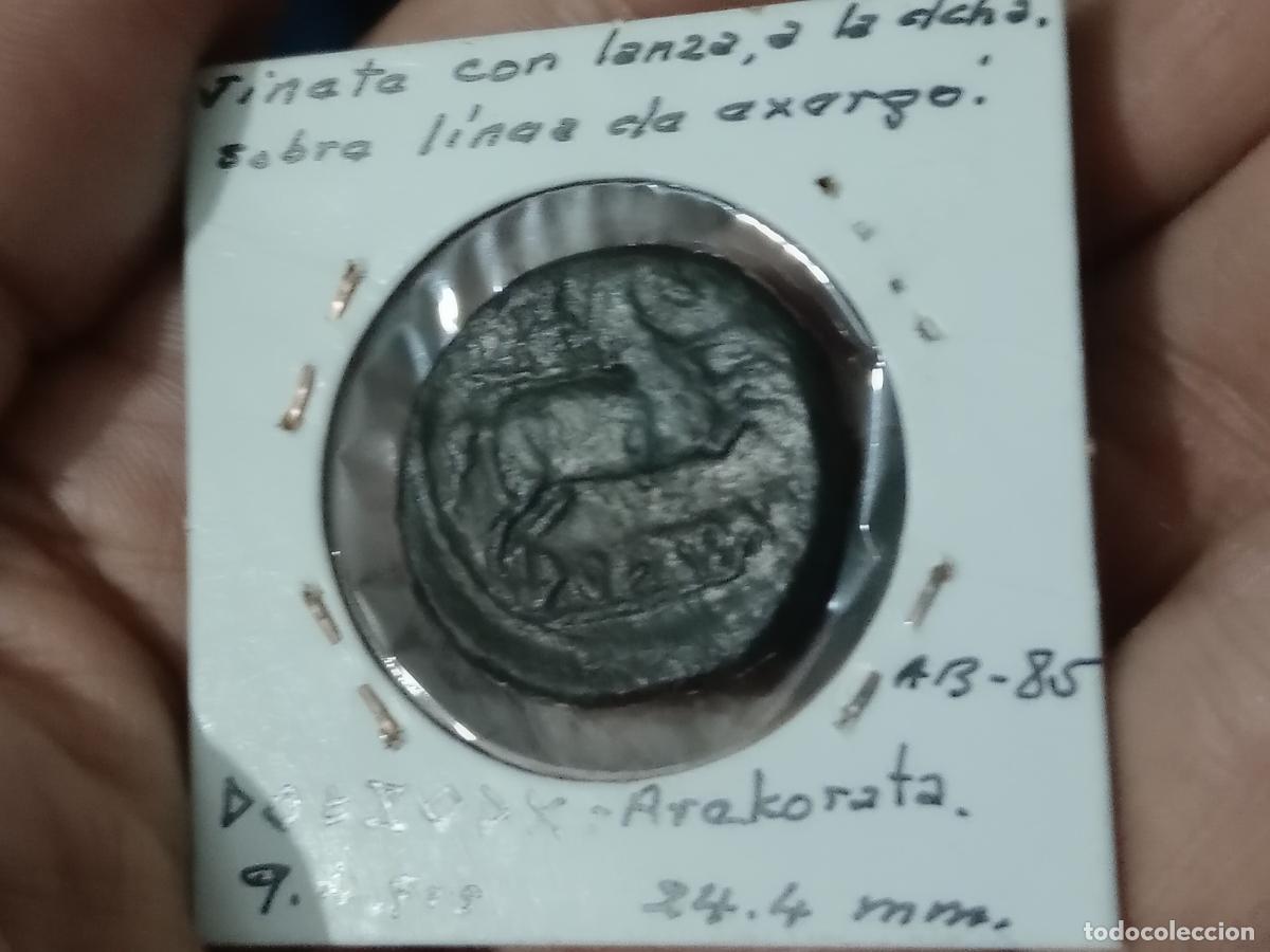 Monedas ib&eacute;ricas: AS DE AREKORATAS, AGREDA (SORIA) - Foto 5