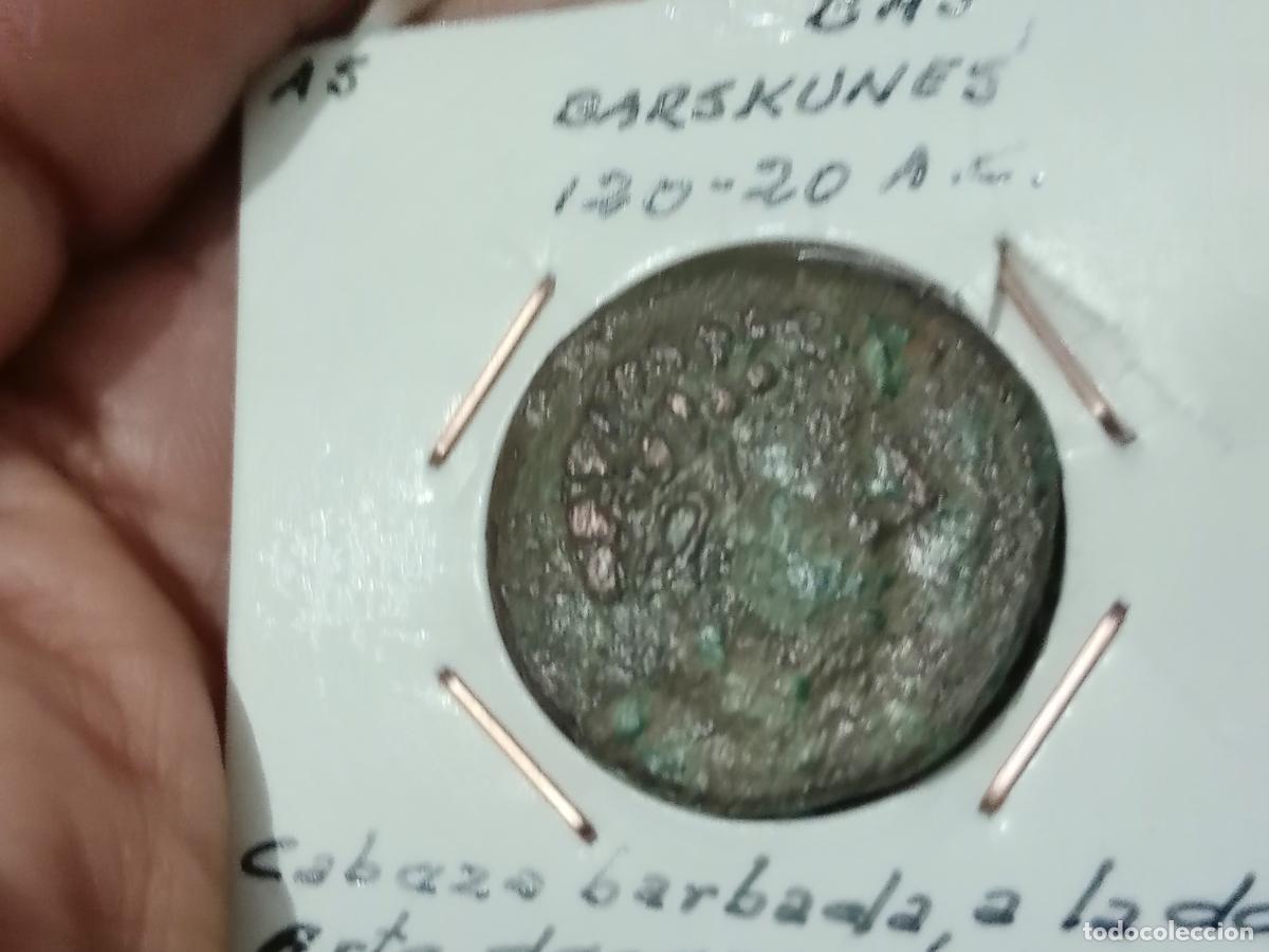 Monedas ib&eacute;ricas: As de Barskunes, Baskunes. Navarra - Foto 2