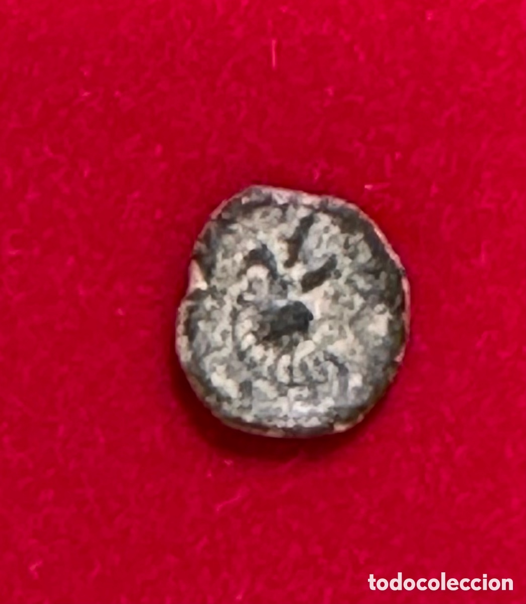 Monedas ib&eacute;ricas: Cuarto de calco cartagin&eacute;s - Foto 1