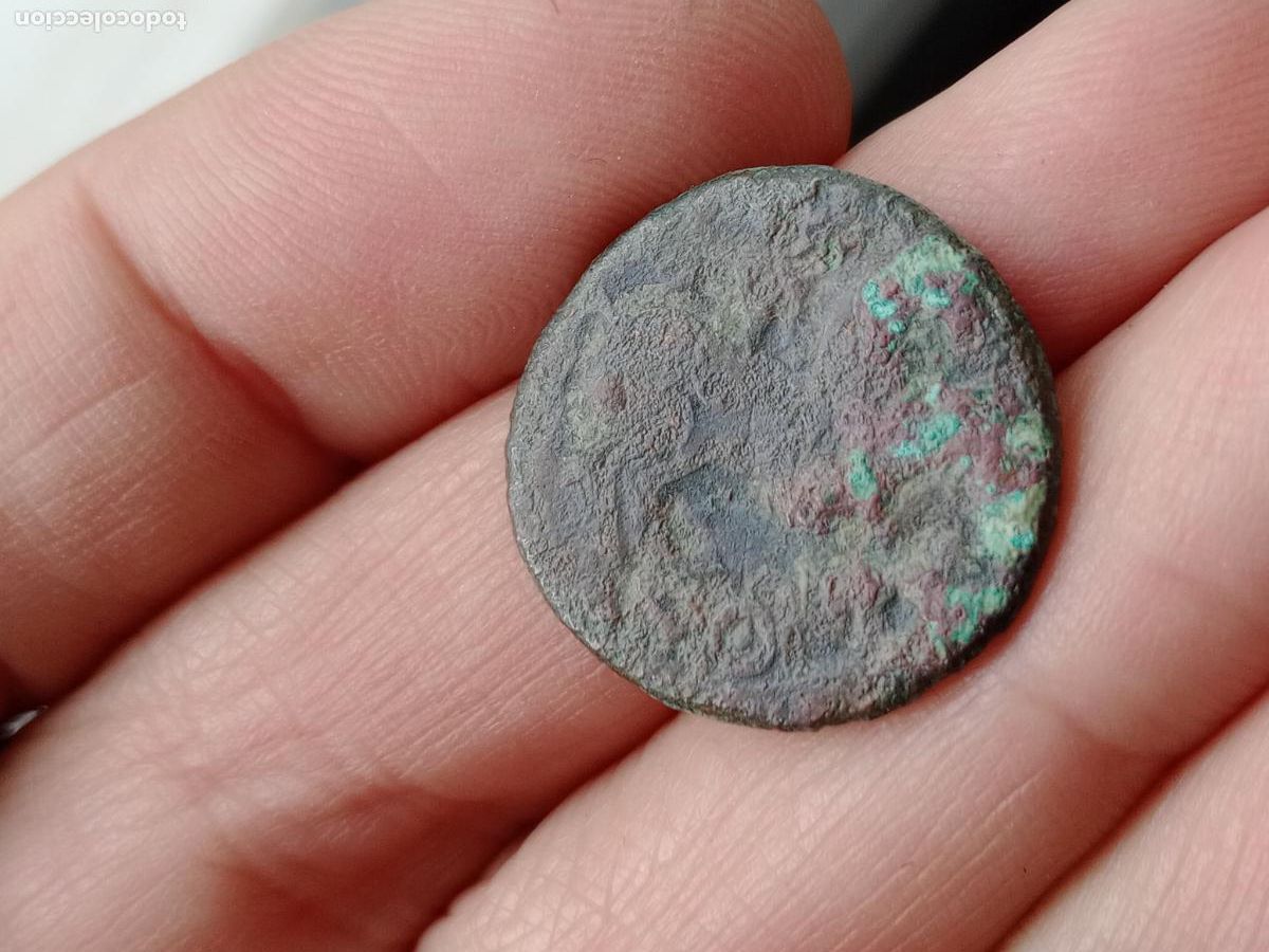 Monedas ib&eacute;ricas: As de Barskunes, Baskunes. Navarra - Foto 2