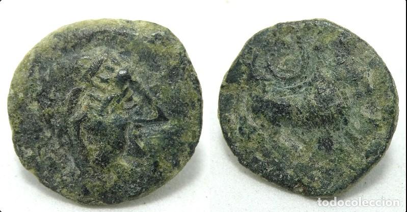 Monedas ib&eacute;ricas: Moneda de Castulo semis ,mucho relieve - Foto 1