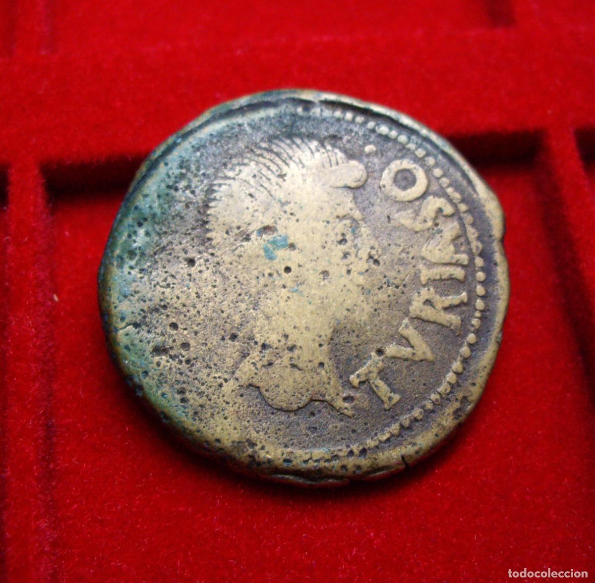 Monedas ib&eacute;ricas: OCTAVIO - AS de TURIASO - Foto 1