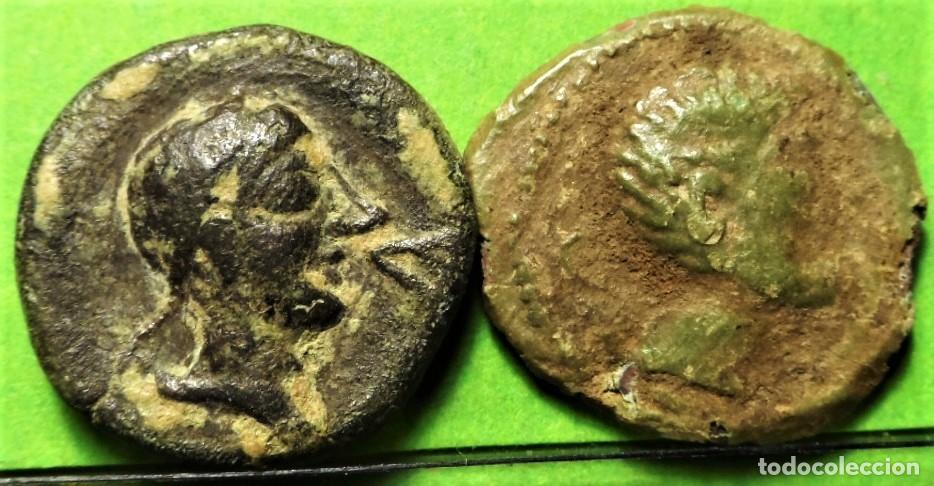 Monedas ib&eacute;ricas: CASTULO Y CUNBARIA, Semis, Ae, LOTE de 2 monedas. - Foto 1