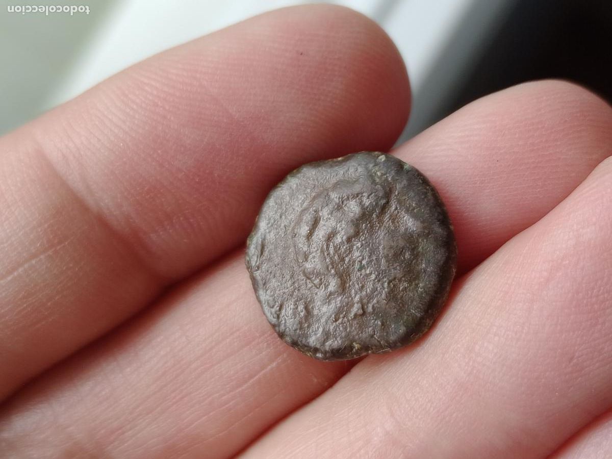 Monedas ib&eacute;ricas: Muy raro cuadrante de Arsaos, Navarra - Foto 2
