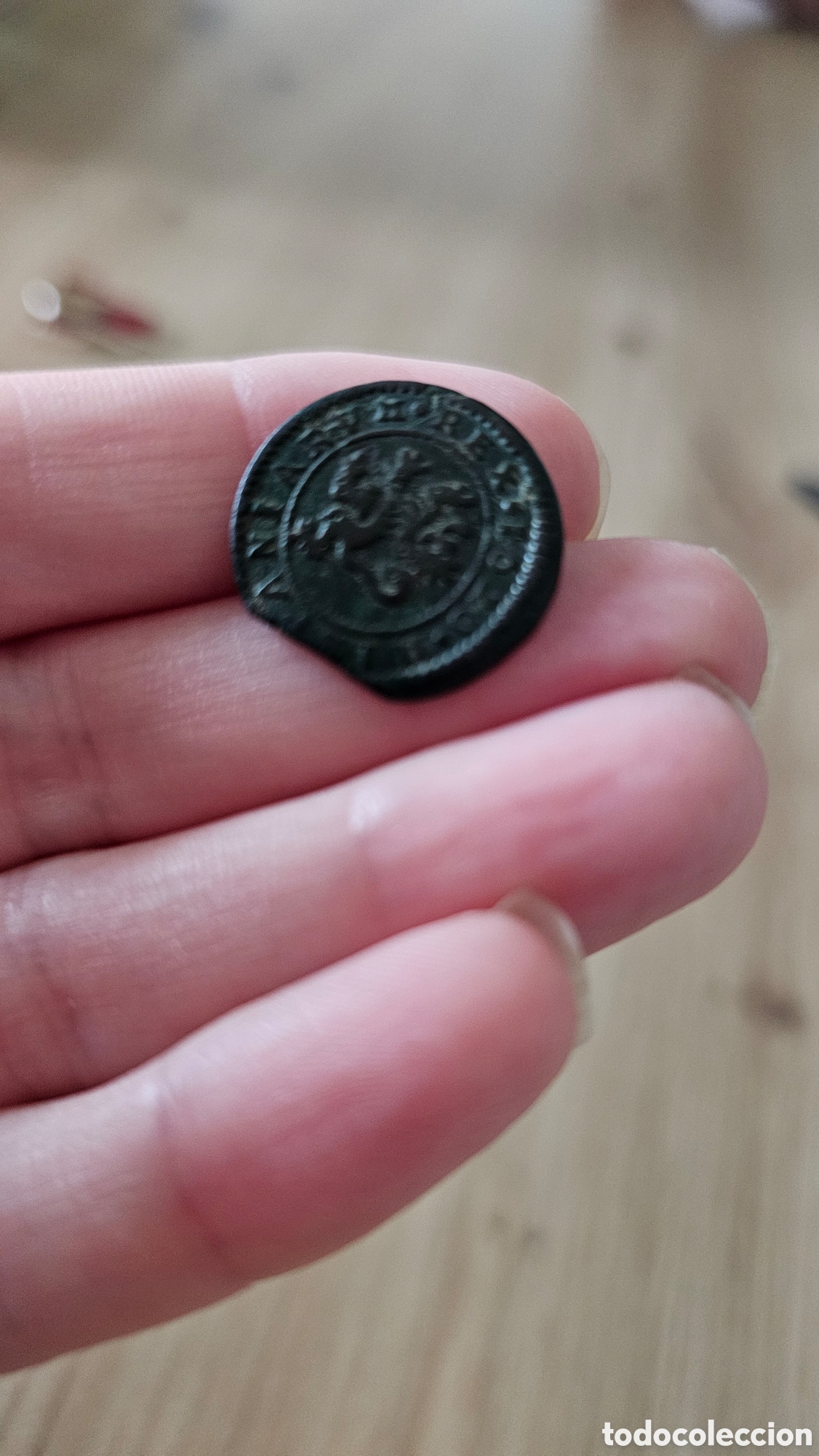 Monedas ib&eacute;ricas: Moneda a&ntilde;o 1620 Maraved&iacute;s - Foto 3