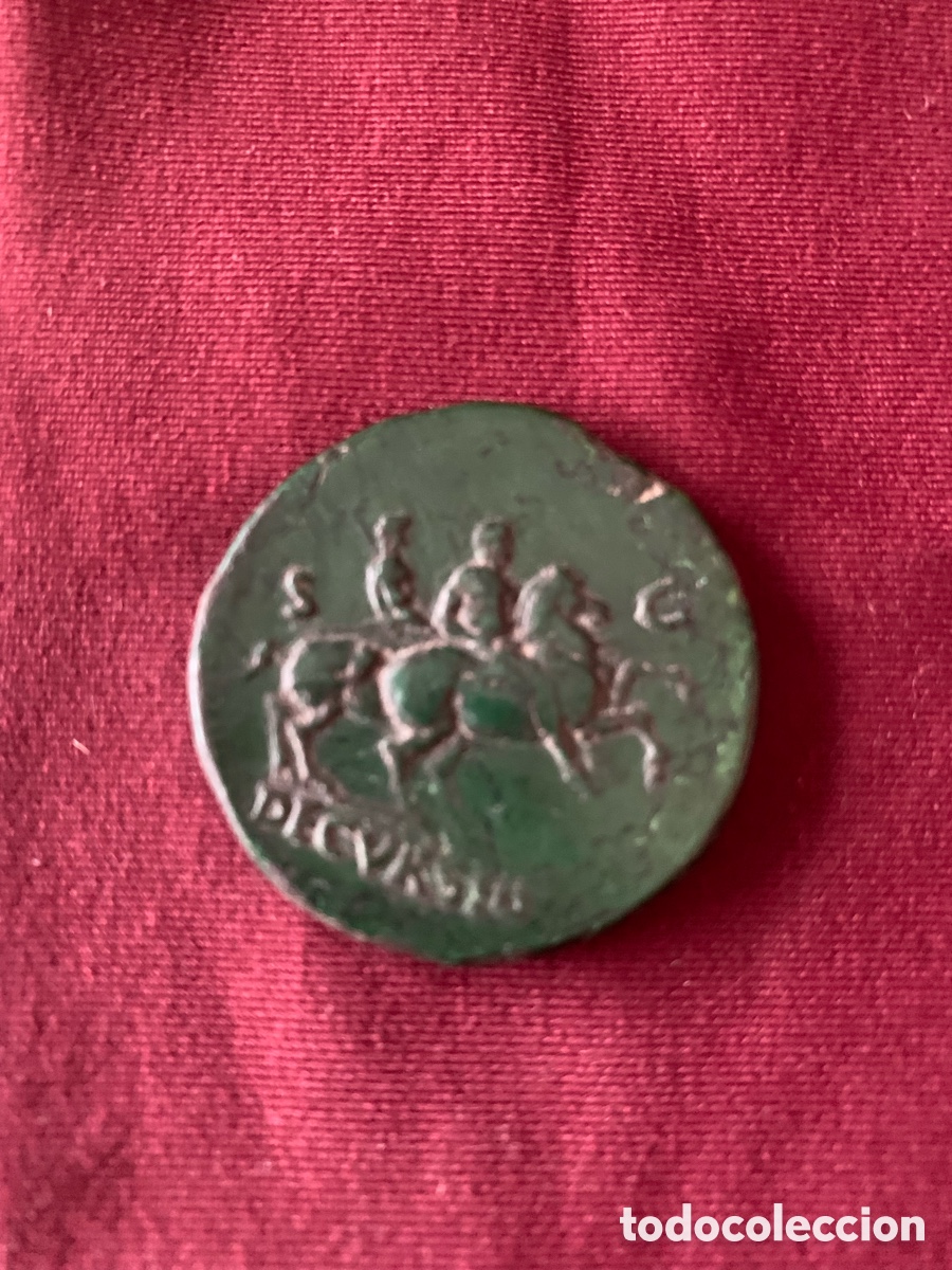 Monedas ib&eacute;ricas: Sestercio de Ner&oacute;n en perfecto estado - Foto 2