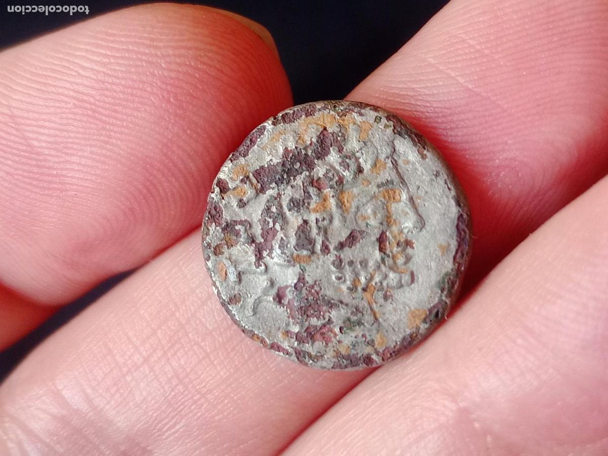 Monedas ib&eacute;ricas: Denario forrado de Baskunes, Navarra - Foto 1