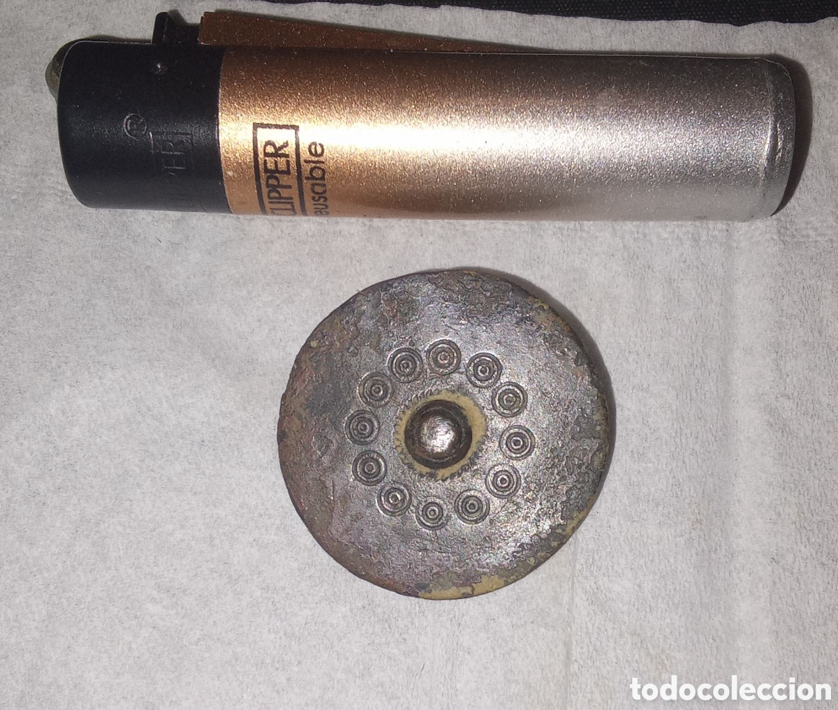 Monedas ib&eacute;ricas: PEZONERA DE COBRE &Iacute;BERA - Foto 1