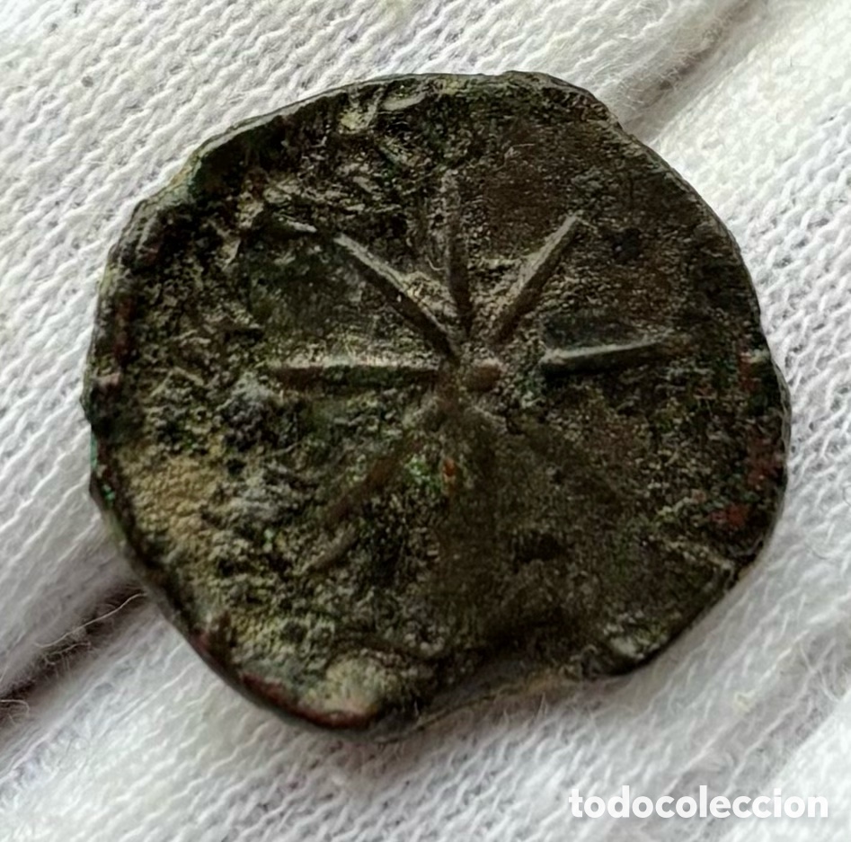 Monedas ib&eacute;ricas: Moneda Iberica MALACA Semis (200-20 a.C) M&aacute;laga - Foto 2