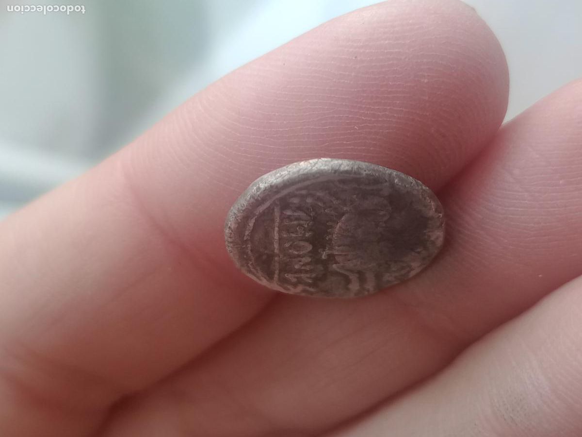 Monedas ib&eacute;ricas: Baskunes, Navarra. Denario de plata maciza - Foto 3