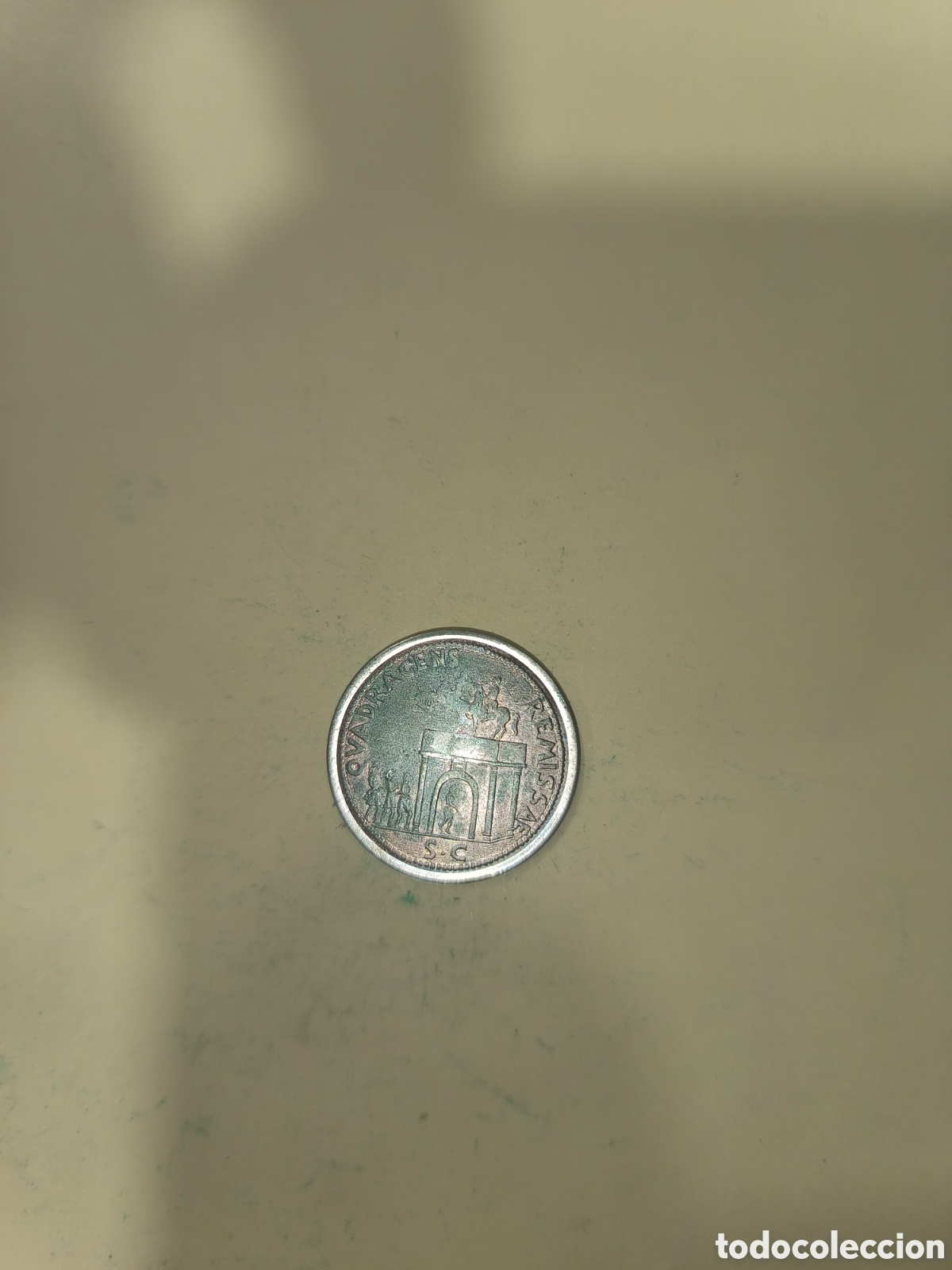Monedas ib&eacute;ricas: Moneda romana (replica) - Foto 1