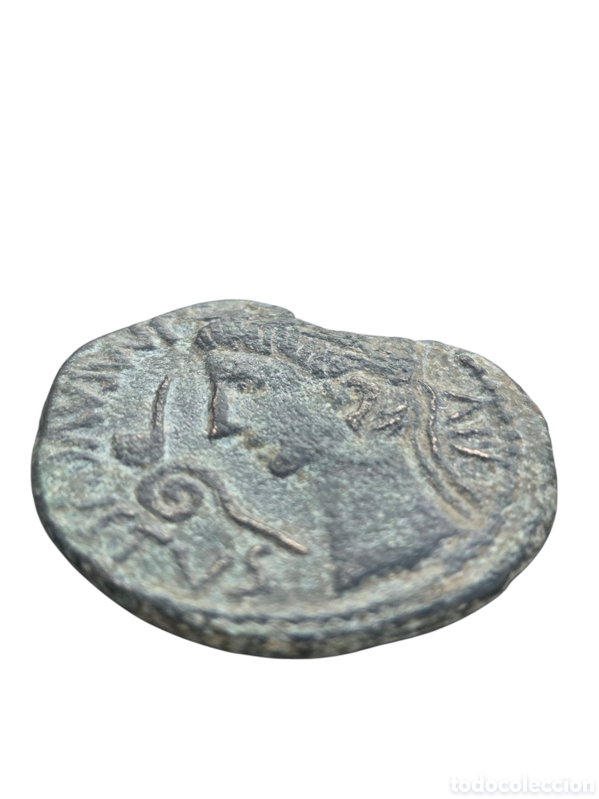 Monedas ib&eacute;ricas: Bonito As de Augusto Caesar Augusta - Foto 3