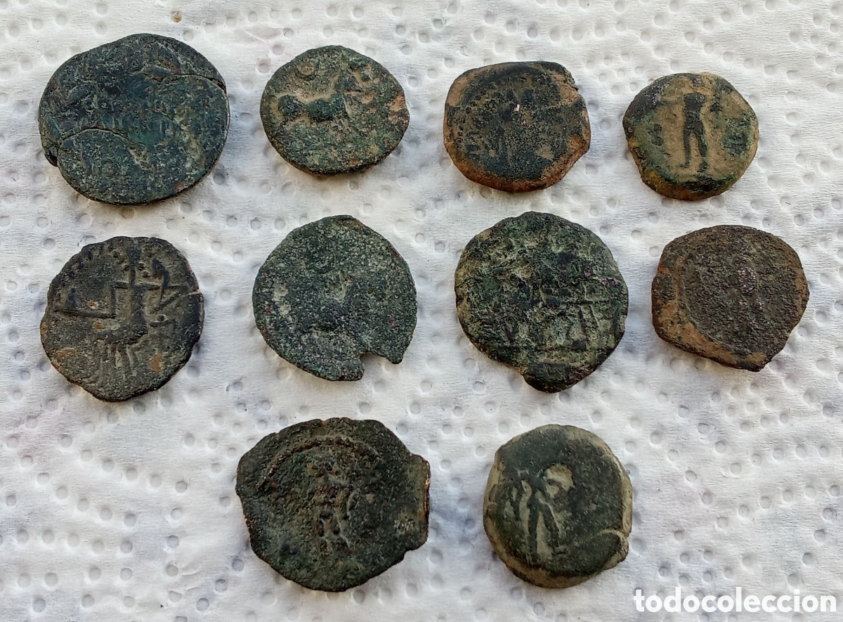 Monedas ib&eacute;ricas: LOTE DE 10 MONEDAS IB&Eacute;RICAS - Foto 2