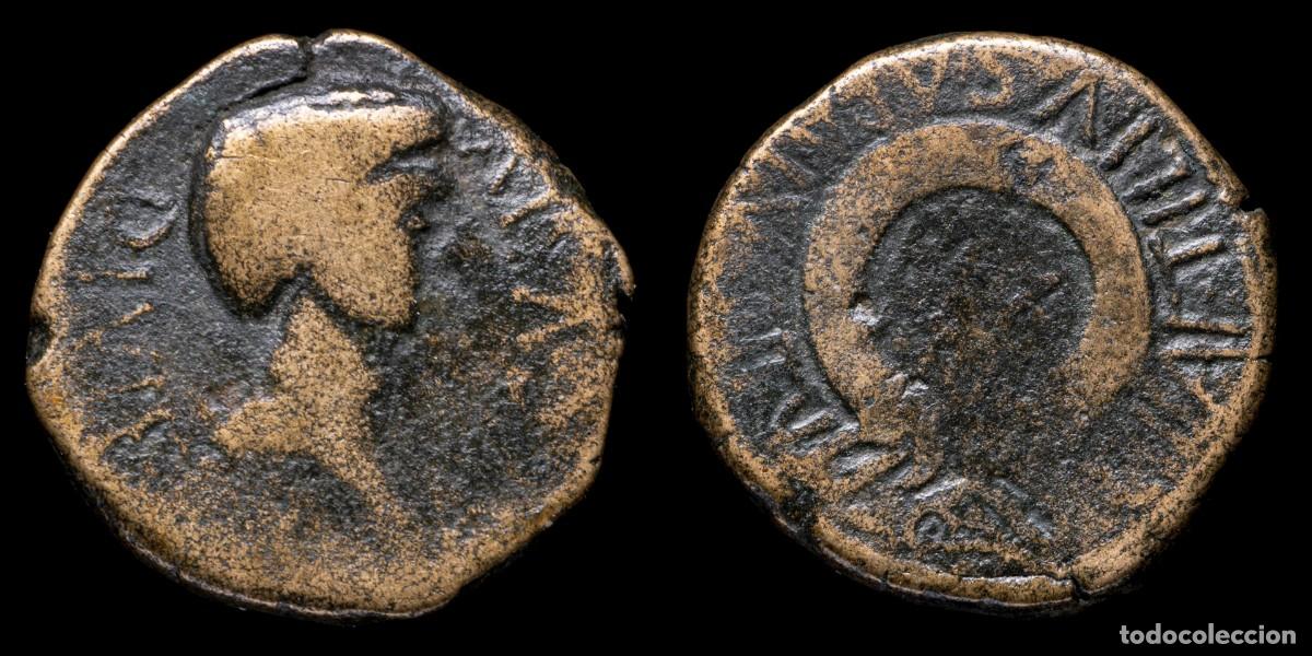 Monedas ib&eacute;ricas: Ancient Hispania Augustus Semis, CARTAGHE NOVA (Cartagena, Murcia) - 18 mm / 4,90 gr.