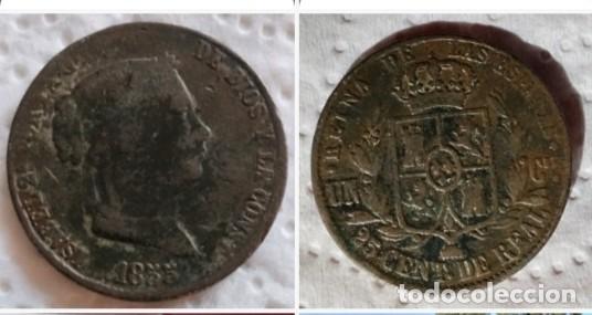 Monedas ib&eacute;ricas: Moneda de Isabel ll buen estado