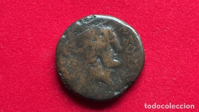 Monedas ib&eacute;ricas: as de Arse, 22,3 grs, FAB 1614, muy escasa