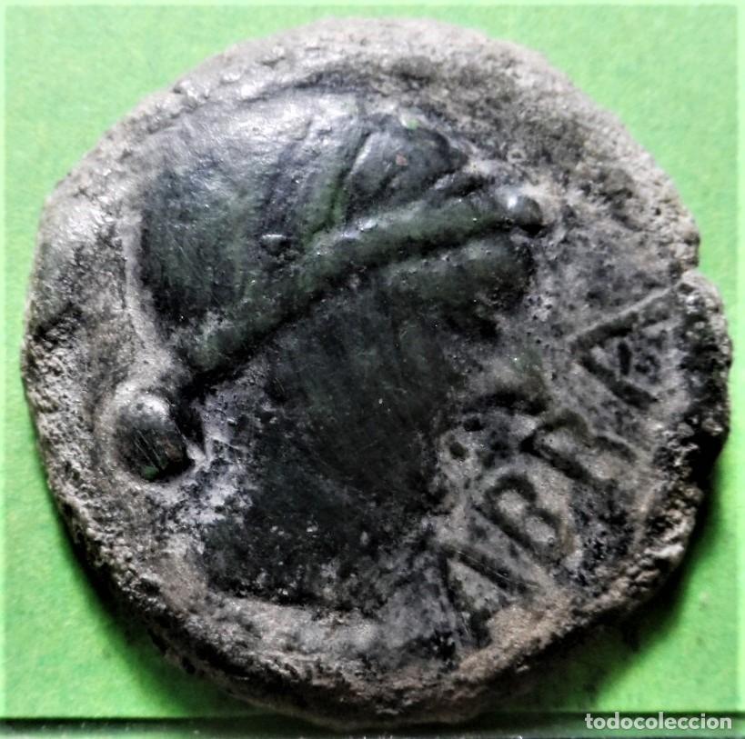 Monedas ib&eacute;ricas: ABRA, Porcuna (Jaen), As, A.B.-No cita / Acip.-2279, Ae, RARA