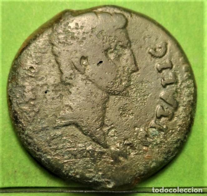 Monedas ib&eacute;ricas: ITALICA, Santiponce (Sevilla), As, A.B.-1585, Ae, Escasa