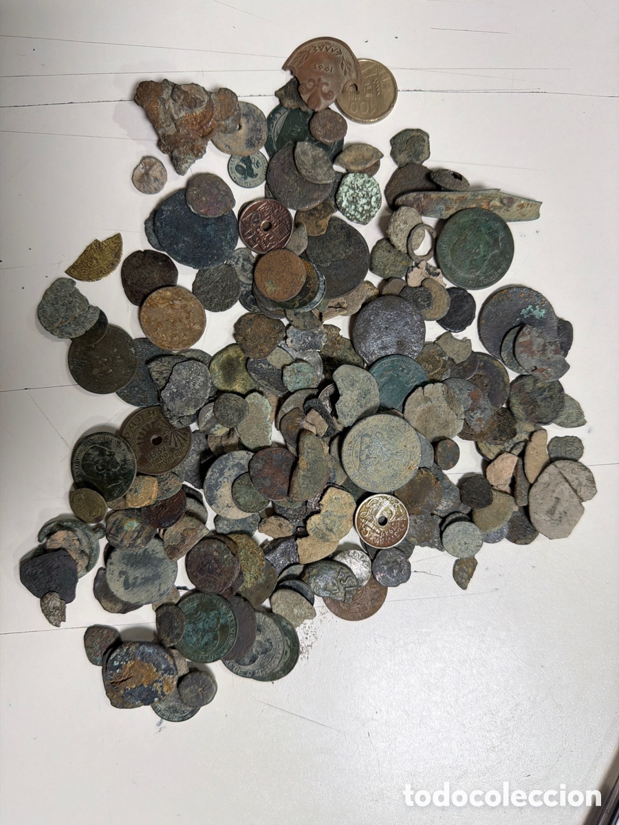 Monedas ib&eacute;ricas: Lote de monedas a identificar