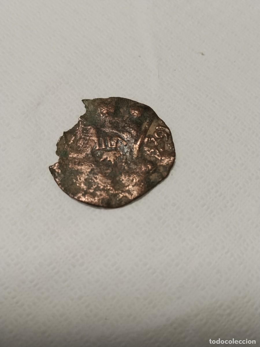 Monedas ib&eacute;ricas: Moneda Antigua Resellada - 8 Maraved&iacute;s Felipe IV (A&ntilde;o 1651 Visto)