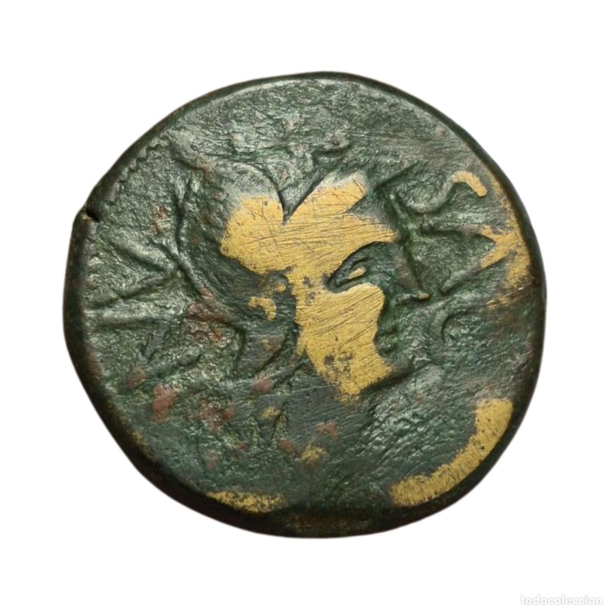 Iberian Coins: NT/ BONITO AS IBERICO DE SAGUNTO GRAN MODULO 21,85 GRS (A839)