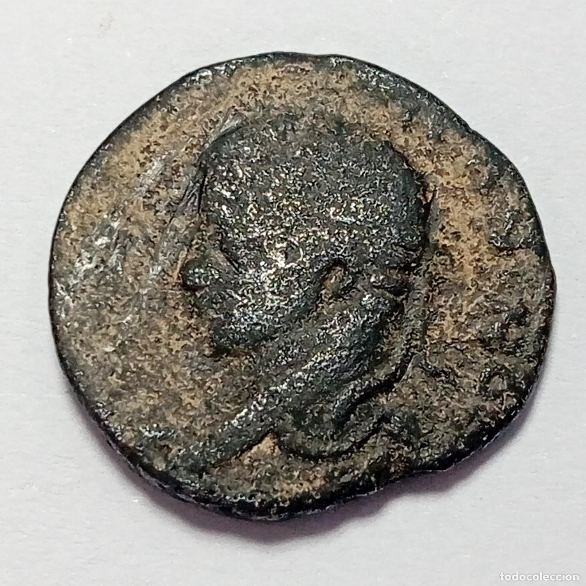 Monedas ib&eacute;ricas: ⚜️ BBG1 4. Bronce provincial de Trajano. Antioqu&iacute;a ad Orontem. Busto a izquierda. AE 19. 4,47 g