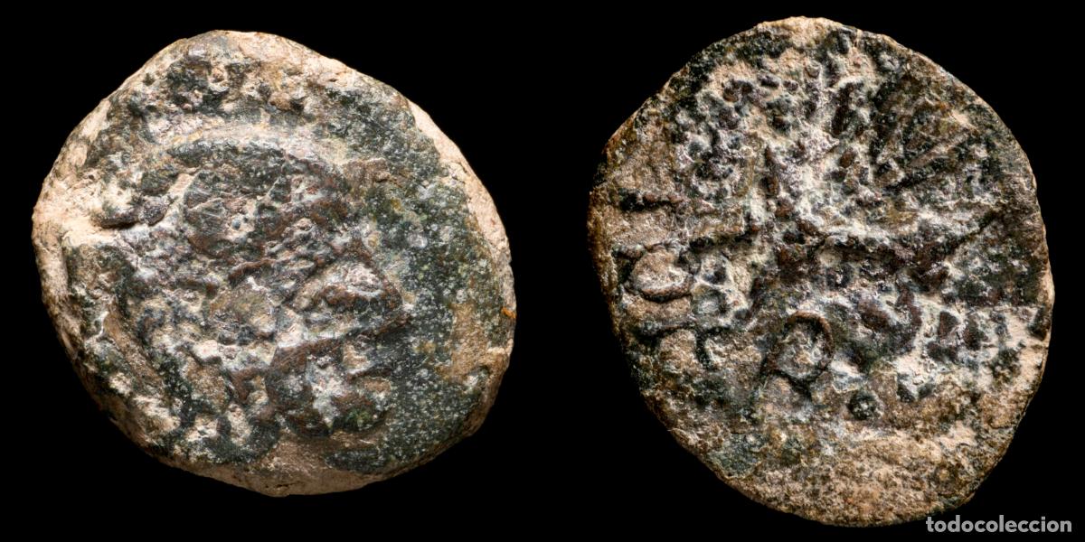 Monedas ib&eacute;ricas: Ancient Hispania - Iliberri, Granada Ae As - 26 mm / 12.11 gr.