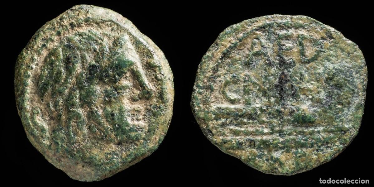 Monedas ib&eacute;ricas: Ancient Hispania - Carteia, San Roque (Cadiz) Ae Semis - 21 mm / 6.40 gr.