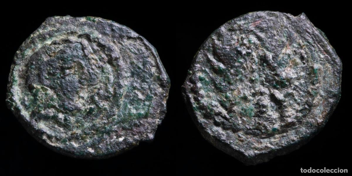 Monedas ib&eacute;ricas: Ancient -Tingis (Tangier) Ae Semis - 18 mm / 2.64 gr.