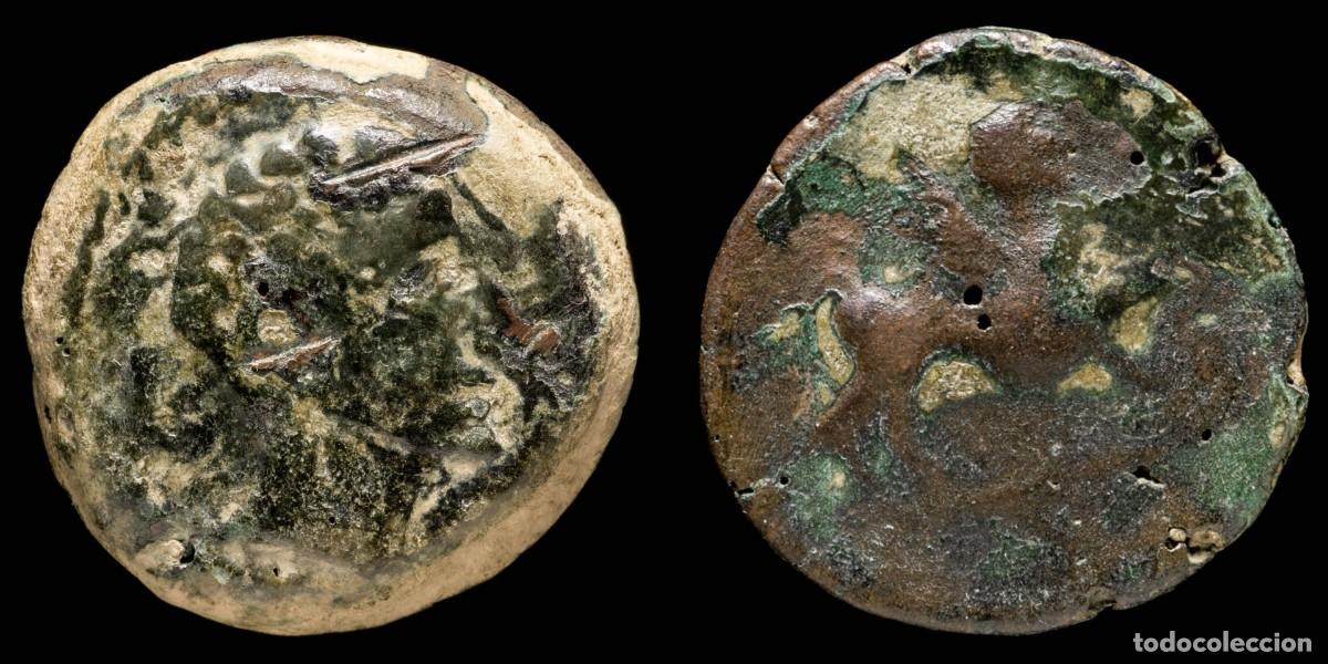Monedas ib&eacute;ricas: Ancient Hispania - Iliberri, Granada Ae As - 29 mm / 27.25 gr.