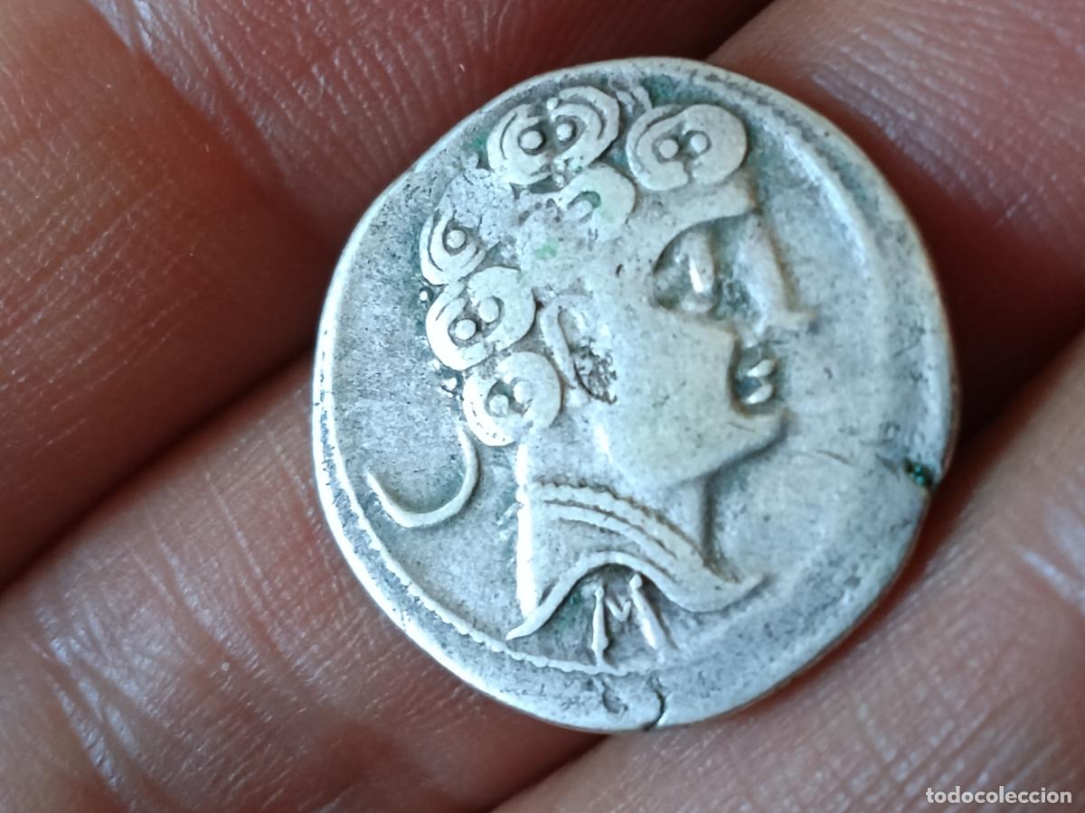 Monedas ib&eacute;ricas: SECOBRICES, SECOBIRICES (Saelices, Cuenca). Denario de plata