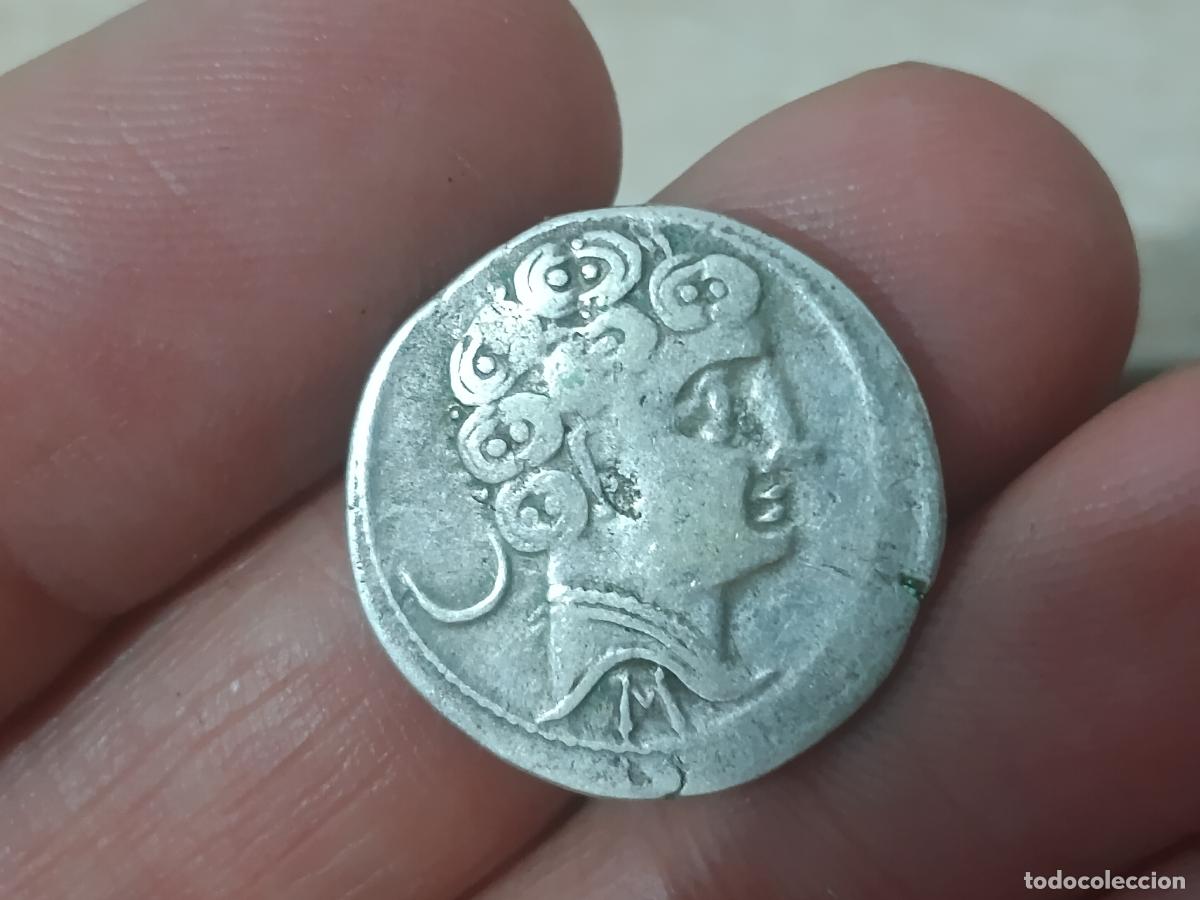 Monedas ib&eacute;ricas: SECOBRICES, SECOBIRICES (Saelices, Cuenca). Denario de plata
