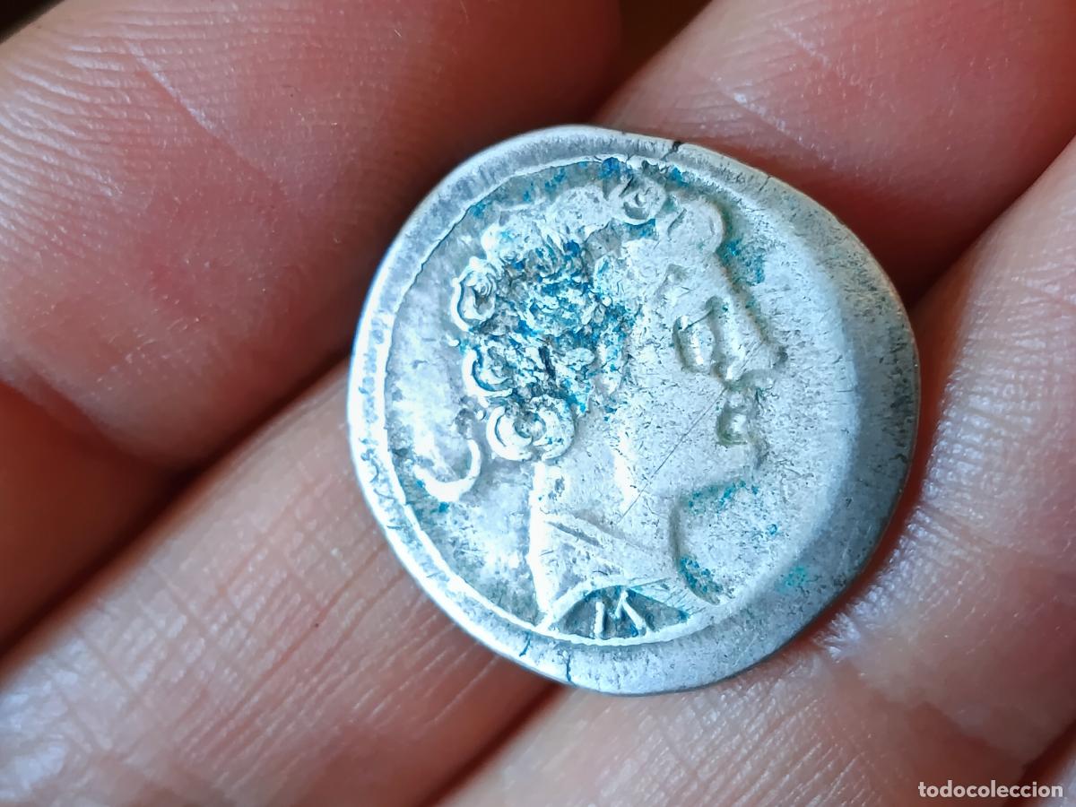 Monedas ib&eacute;ricas: SECOBRICES, SECOBIRICES (Saelices, Cuenca). Denario de plata