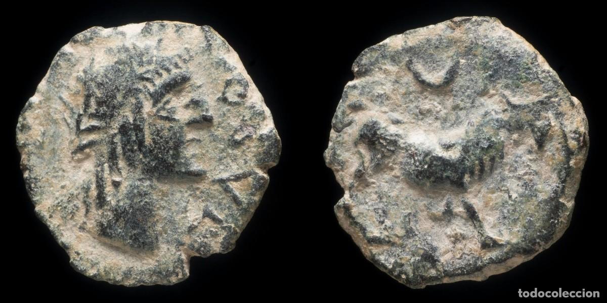 Monete iberiche: Obulco, Porcuna (Jaen) Ae Semis - 21 mm / 5,04 gr.