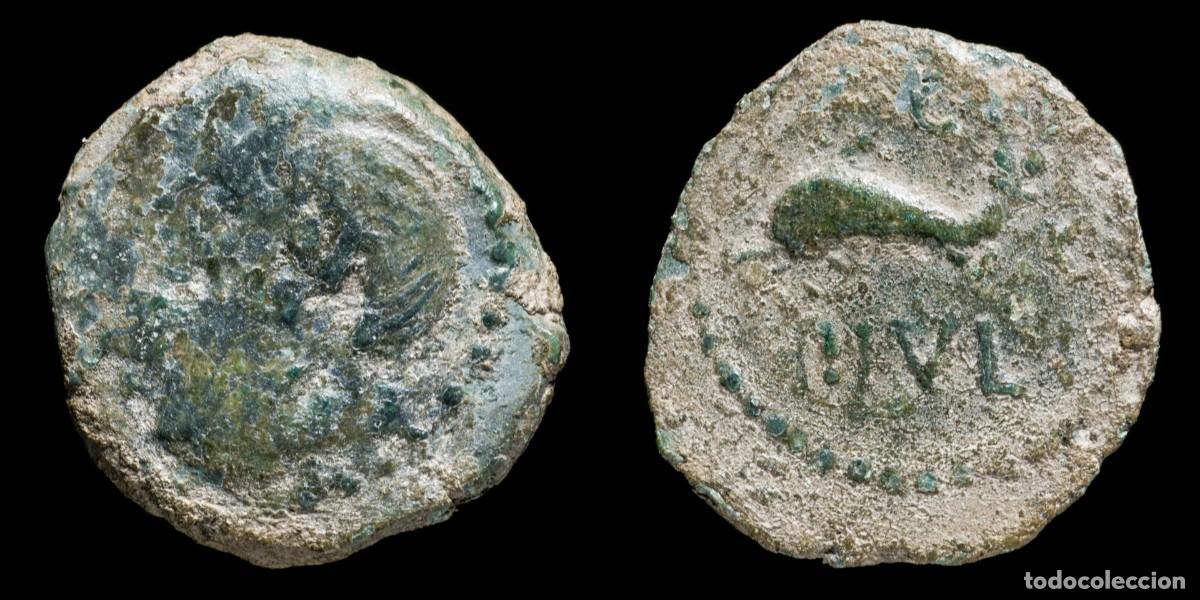 Monedas ib&eacute;ricas: Ancient Hispania - Carteia, San Roque (Cadiz) Ae Semis - 22 mm / 6.52 gr.